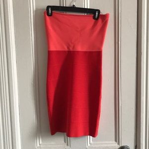 BCBG bodycon strapless dress